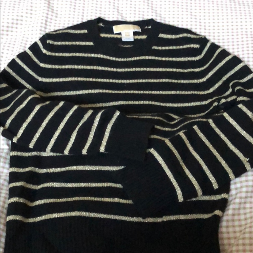 Michael Kors striped collection sweater M.
